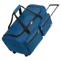 Produktbild: MONZANA® Reisetasche mit Rollen 85 Liter Volumen Trolley Funktion Teleskopgriff 70x36x34cm Standfüße XL Groß Weichgepäck Reisegepäck Gepäckt... - Dunkelblau