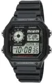 Produktbild: Casio AE-1200 Collection Herren-Armbanduhr, schwarz (AE-1200WH-1AVEF)