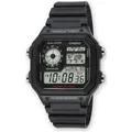 Produktbild: Herrenuhr CASIO AE-1200WH-1AVEF Digital Silikon Schwarz Chrono Sub 100mt