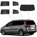 Produktbild: SunClip Sicht- & Sonnenschutz kompatibel mit Volkswagen Sharan & Seat Alhambra (7N) 2010-2022