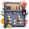 Produktbild: AMARI ® DIY Gin Set - zum Selber machen, Geschenkset inkl. Botanicals - Perfekt für zu Hause oder als Geschenk, Gin Tasting Geschenkbox - Geschenkideen do it yourself, Ginbaukasten