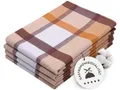 Produktbild: 4er Set Geschirrtücher Baumwolle in 50x70 cm - saugstarke und robuste Küchent...