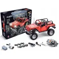 Produktbild: CADA deTECH C61006 | WRANGLER RUBICON RC+LED 1:8 Klemmbausteine Bauset NEU & OVP