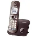 Produktbild: Panasonic KX-TG6811 - Schnurlostelefon mit Rufnummernanzeige - DECT - Mokkabraun (KX-TG6811GA)