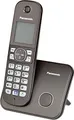 Produktbild: Panasonic KX-TG6811GA DECT Schnurlostelefon | strahlungsarm | Freisprechfunktion | Eco Modus | mocca-braun