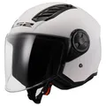Produktbild: LS2 OF616 Airflow 2 Jet-Helm Weiss L Roller Motorrad Helm NEU++