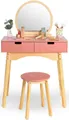 Produktbild: MUSTERKIND® Schminktisch Calendula, alrosa/natur, mit Hocker