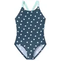 Produktbild: Schiesser Badeanzug Aqua Kids Girl Bade-Anzug Schwimmen bauchweg blau 104