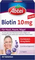 Produktbild: Biotin 10 mg Forte 30 Tabletten – hochdosiertes Biotin für Haut Haare Nägel
