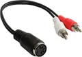 Produktbild: Audio Adapter 5-pol DIN Buchse an 2x Cinch Stecker, 0,2m, Good Connections®