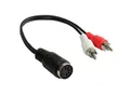 Produktbild: Audio Adapter 5 pol DIN Buchse an 2x Cinch Stecker 20 cm Good Connections
