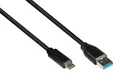 Produktbild: Good Connections 2831-AC005S - 0,5 m - USB A - USB C - USB 3.2 Gen 2 (3.1 Gen 2) - 10 Gbit/s - Schwarz
