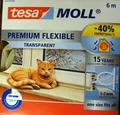 Produktbild: Tesa Moll  Premium Flexible selbstklebende Türen u. Fenster 6 m Transparent