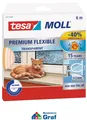 Produktbild: tesamoll Premium Flexible selbstklebende transparente Silikondichtung 6m #870901