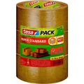 Produktbild: tesa 3x tesapack PAPER STANDARD Verpackungsband - 56 % biobasiertes Material - recyclingfreundlich (50 mm) (58292-00000-00)