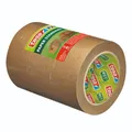 Produktbild: tesa Papier Standard - Umweltschonendes Paketband aus Papier, 56% biobasiertes Material - Effizient und recyclingfreundlich - Braun - 3x 50 m x 50 mm