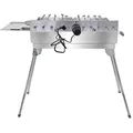 Produktbild: Mangal Set mit 11er Drehspieß 220V Motor und 10 Spieße Schaschlikgrill mit Drehmotor