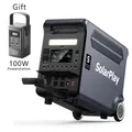 Produktbild: SolarPlay Q3600 3600W&3840Wh Tragbare Powerstation Camping Solargenerator