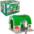 Produktbild: BRIO Spielzeugeisenbahn-Zubehör World 33649, Großer Hauptbahnhof, mit Figur, Holz/Kunststoff