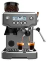 Produktbild: Cecotec Espressomaschine Barista Power Espresso 20 Barista Steel & Grind. 2200W, 20Bar, Kegelmahlwerk, Wassertank 2.1L