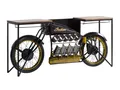Produktbild: Motorrad Bar Indian Black Bartisch Tresen Konsole Weinregal Barregal Bike