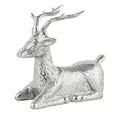 Produktbild: Moderne Weihnachtsdeko Hirsch Tierfigur Fensterbankdeko Dekofigur Tischdeko 19cm