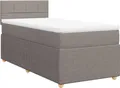 Produktbild: vidaXL Boxspringbett mit Matratze Taupe 80x200 cm Stoff