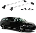 Produktbild: Dachträger Relingträger für VW Passat Wagon B8 2015-2025 Alu Silber 2 tlg ABE