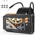 Produktbild: Endoskopkamera mit Licht 5m, Ennovor 1080P HD Digital Endoscope mit 4.3-Zoll-IPS- Bildschirm, IP67 Wasserdicht Rohrkamera mit 8 einstellbaren LEDs, 8mm Schlangenkamera Inspektionskamera
