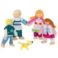 Produktbild: goki 51582 Belle Biegepuppen Familie Susibelle, nachhaltige Holzfiguren, Puppen 