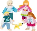 Produktbild: Biegepuppen Familie, Susibelle | H= 10 - 12 cm, Holz, 5 Teile, per Set | 51582