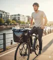 Produktbild: Fischer Gepäckträgertasche Kurier 50645 18L Fahrradtasche Transporttasche
