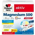 Produktbild: Doppelherz Magnesium 500+B12+D3 Depot Direct Pell. 60 St