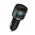 Produktbild: Bluetooth FM Transmitter Auto Radio Transmitter QC 3.0 KFZ Wireless Bluetooth...