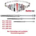 Produktbild: FISCHER SXRL Langschaftdübel Rahmendübel inkl. Schraube 120,140,160,180 mm