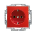 Produktbild: Busch-Jaeger 20 EUC-917 SCHUKO® Steckdosen-Einsatz rot RAL 3020