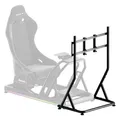 Produktbild: huzaro Speed 9.1 | Simracing Monitor Stand TV Stand Ständer Bodenständer | VESA 75x75 100x100 200x100 200x200 300x200 400x200 mm | für 32 bis 55 Zoll | bis zu 50kg | Höhenverstellbar | Schwarz