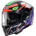 Produktbild: Caberg Avalon X Gurkha, Integralhelm - Matt Schwarz/Orange/Grün/Lila - XS