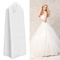 Produktbild: Brautkleidhülle Kleidersack Kleidungsaufbewahrungstasche 180 cm Atmungsaktiver Kleidersack Lange Kleidertasche für oder Lange Mäntel Abendkleider Brautkleider