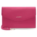 Produktbild: Lazarotti Bologna Leder Clutch | 23 cm mittelgroße Damen Umhängetasche | Hand-Tasche mit abnehmbarem & verstellbarem Schulterriemen