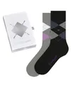 Produktbild: Burlington Damen Socken Basic Gift Box W So Baumwolle gemustert 2 Paar, Mehrfarbig Schwarz Grau 0500, 36-41