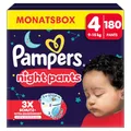 Produktbild: Pampers Night Pants Größe 4, 180 Windeln, 9-15kg, Pampers Night Pants Bieten Zusätzlichen Schutz Für Die Ganze Nacht