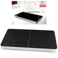 Produktbild: Deski Doppel - Induktionskochplatte  3500 Watt Touch-Display Induktion Kochfeld