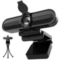 Produktbild: VIZOLINK W4DS Webcam 2K, USB Webcam mit Dual Mikrofon, Autofokus, Geräuschunterdrückun, 78°Sichtfeld, Lichtkorrektur, Plug&Play, Datenschutz, Streaming Kamera für Mac OS/Windows/Linux/Chrome/Switch 2
