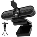 Produktbild: Webcam 2K USB Webcam mit Dual Mikrofon, Autofokus, Streaming Kamera, Plug & Play