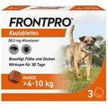 Produktbild: FRONTPRO Kautabletten für Hunde 4-10 kg
