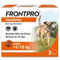 Produktbild: FRONTPRO® Kautablette gegen Zecken und Flöhe für Hunde (>4-10kg)