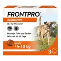 Produktbild: FRONTPRO 28 mg Kautabletten für Hunde 4 - 10 kg · 3 St · PZN 18654280