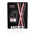 Produktbild: MEXX Geschenkpackung Black Woman Eau de Toilette 30 ml + Duschgel 50ml