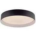 Produktbild: SCHÖNER WOHNEN-Kollektion LED-Deckenleuchte Tavoli Alu, Eisen, Stahl & Metall Schwarz 39 cm